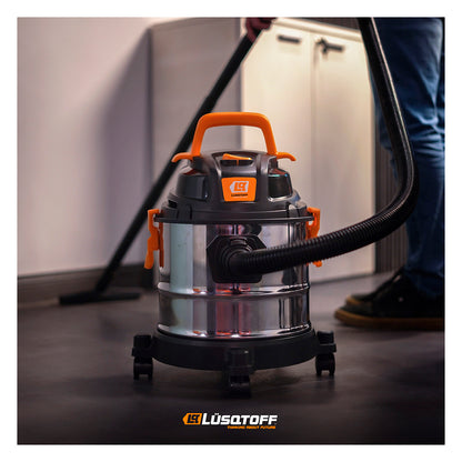 LÜSQTOFF - ASPIRADORA INDUSTRIAL 1400W - 15LTS
