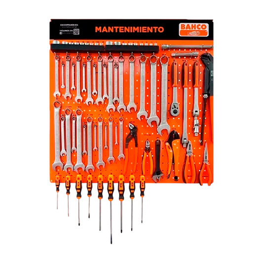 BAHCO - TABLERO MANTENIMIENTO 72 PIEZAS