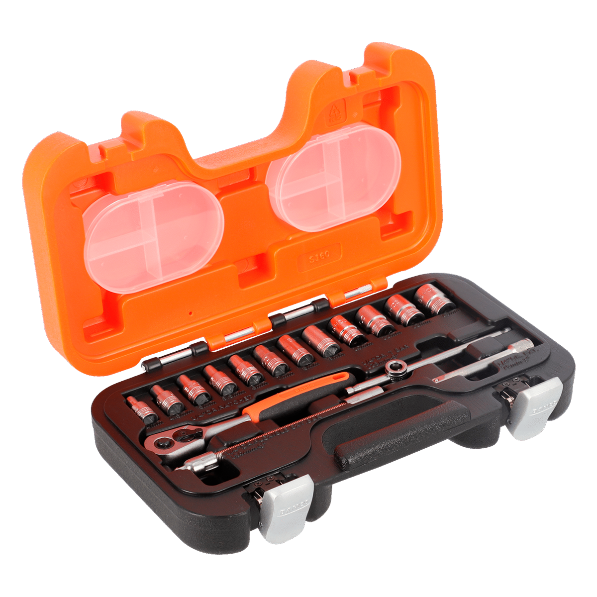 BAHCO - JUEGO DE BOCALLAVES 1/4" 16 PIEZAS | S160