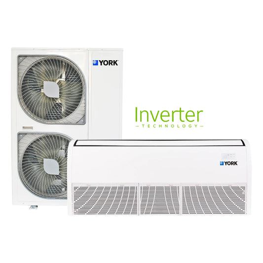YORK - AIRE ACONDICIONADO PISO TECHO INVERTER 18000 NOMINAL 6TR
