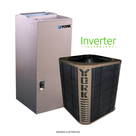 YORK - AIRE ACONDICIONADO MULTIPOSICIÓN 6TR INVERTER